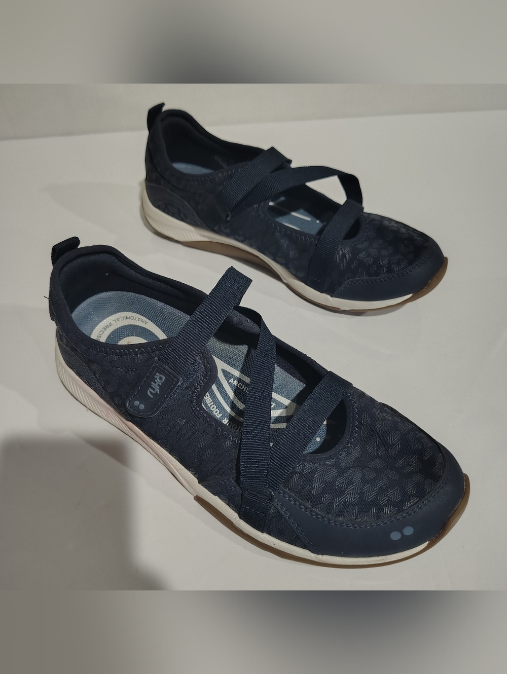 RYKA Women's Navy Slip-On Mary Jane Sneakers Size 9.5M